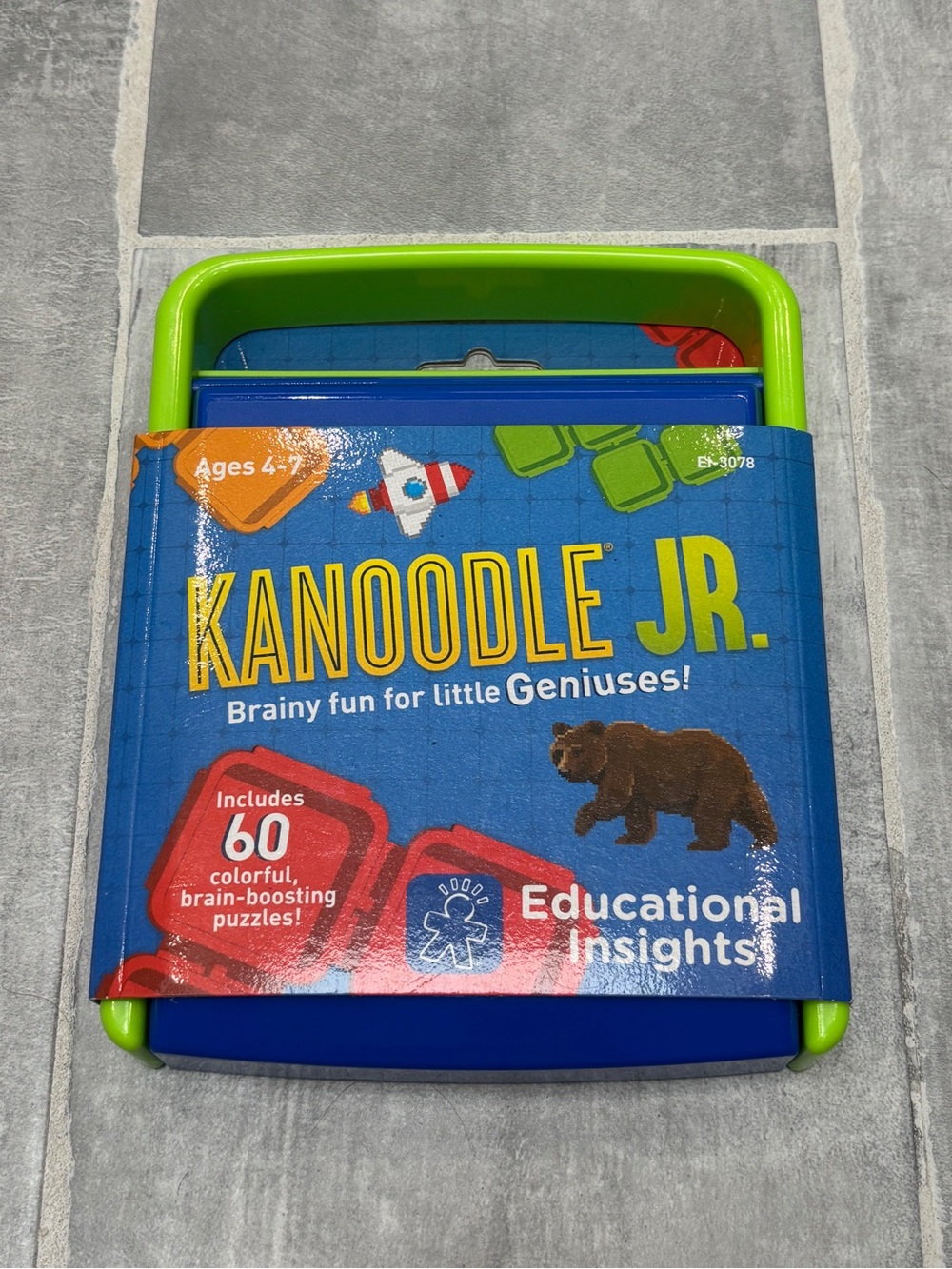 NIB Kanoodle Jr Brain Game 4-7 Colorful Puzzle Educational Insights